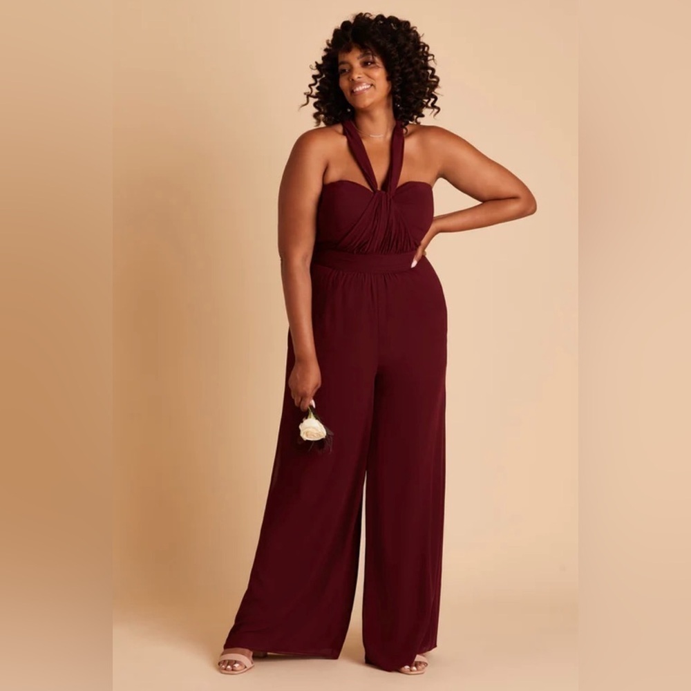 Birdy Grey Gigi Convertible Jumpsuit Cabernet xs extra small NWT NEW - Picture 7 of 10